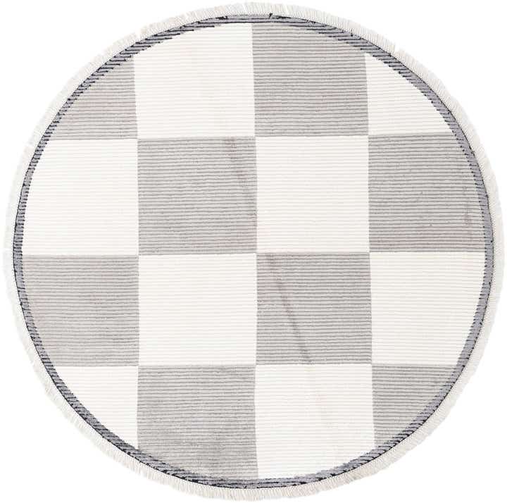 6' 3 x 6' 3 Hand Knotted Darya Wool Round Rug