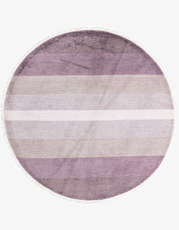 6' 8 x 6' 8 Hand Knotted Darya Wool Round Rug