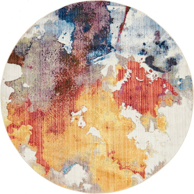 Detail image of Jill Zarin 8' x 8' Downtown West Village Round Rug