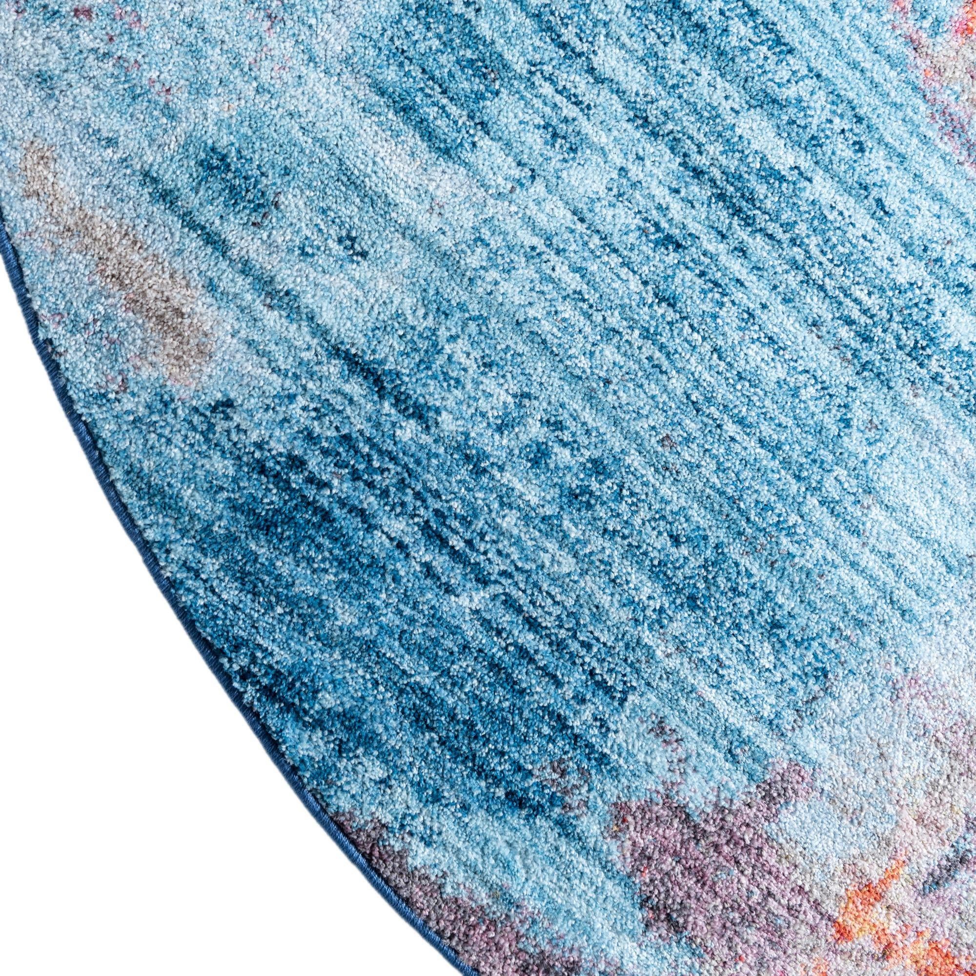 5' 3 x 5' 3 Downtown Tribeca Round Rug
