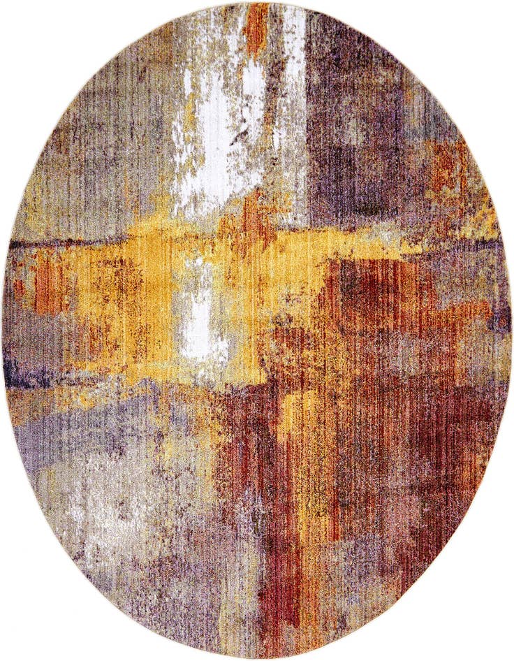 Detail image of Jill Zarin 8' x 8' Downtown Flatiron Round Rug