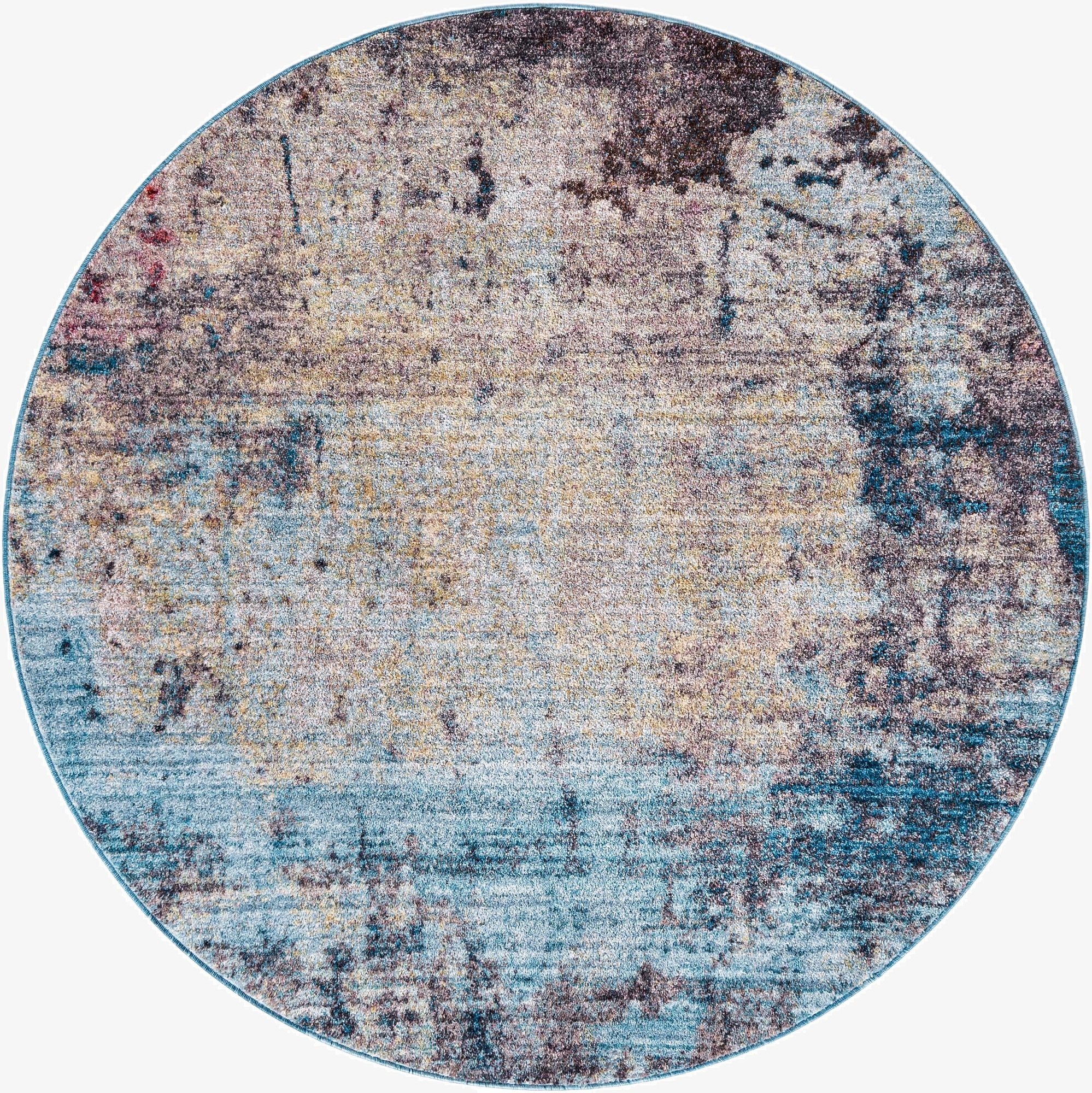 5' 3 x 5' 3 Downtown Greenwich Village Round Rug