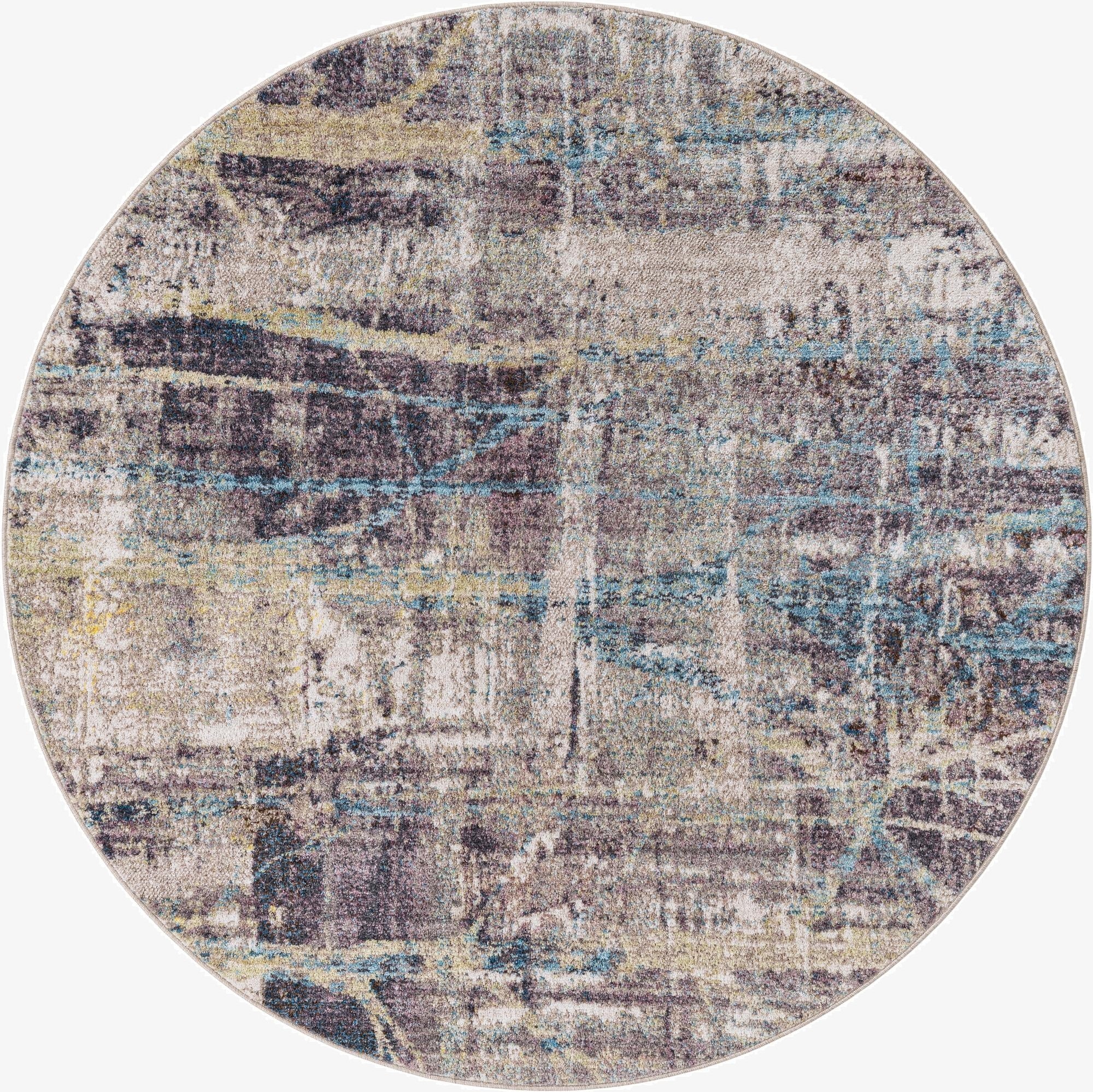 5' 3 x 5' 3 Downtown Gramercy Round Rug