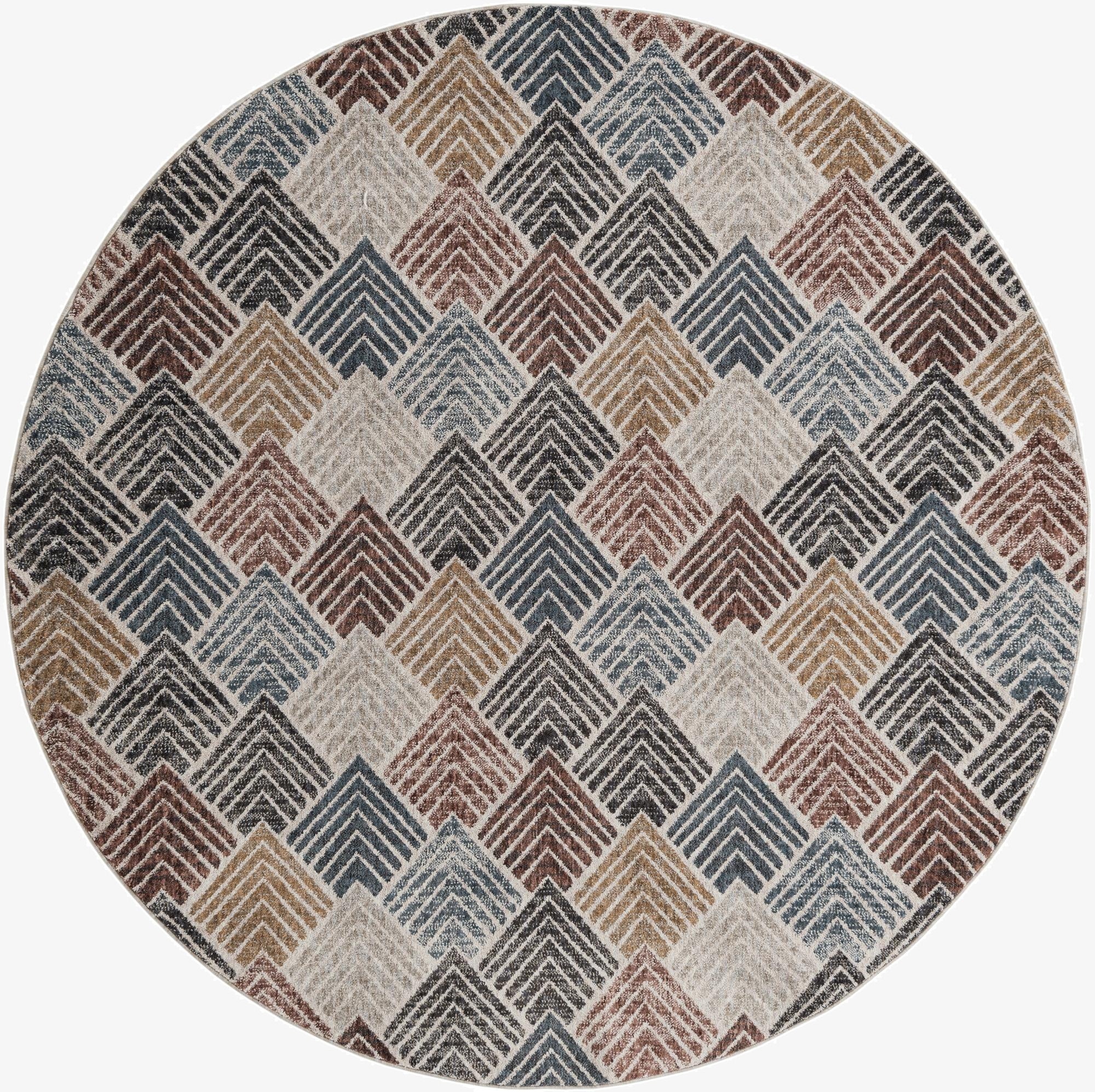 Primary image 7' x 7' Eco Trellis Round Rug