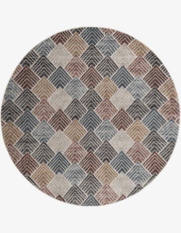 Eco Trellis Round Rug