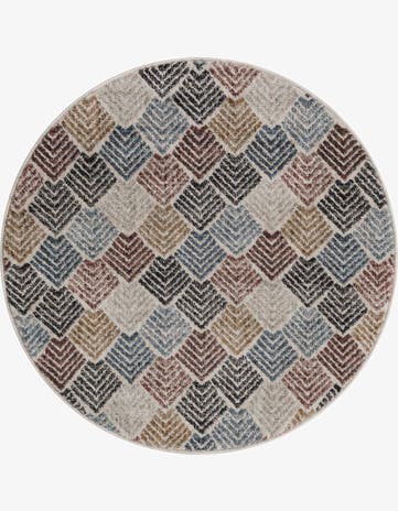 Eco Trellis Round Rug