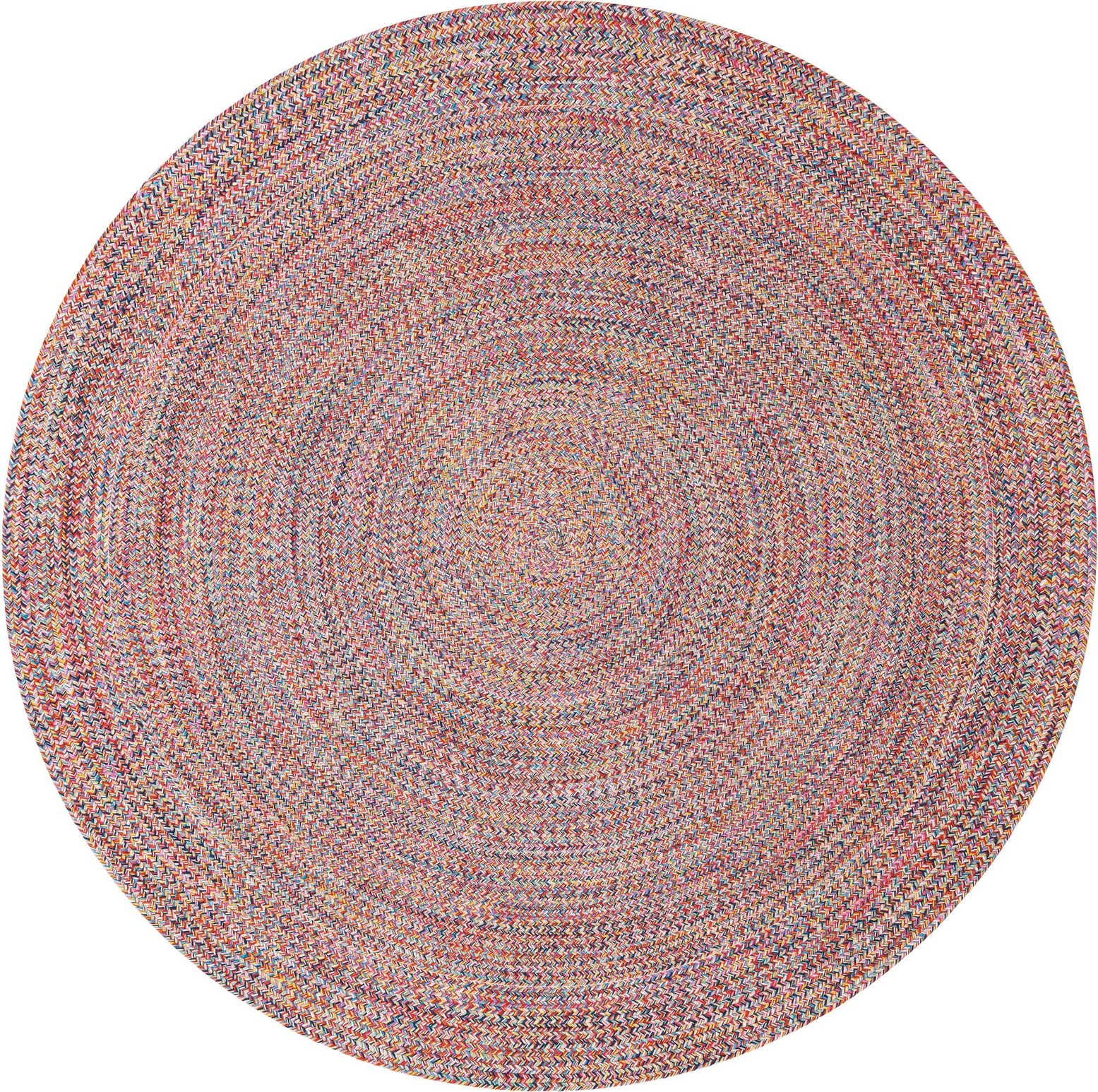 10' x 10' Easy-Clean Eco Verse Washable Indoor / Outdoor Round Rug