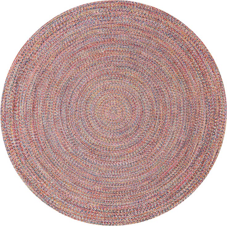 Detail image of 10' x 10' Easy-Clean Eco Verse Washable Indoor / Outdoor Round Rug