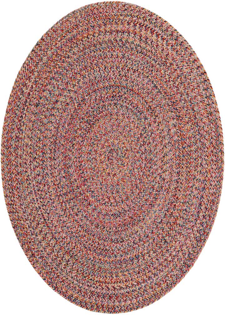 3' 3 x 3' 3 Easy-Clean Eco Verse Washable Indoor / Outdoor Round Rug