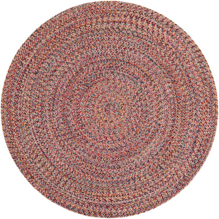 Detail image of 3' 3 x 3' 3 Easy-Clean Eco Verse Washable Indoor / Outdoor Round Rug