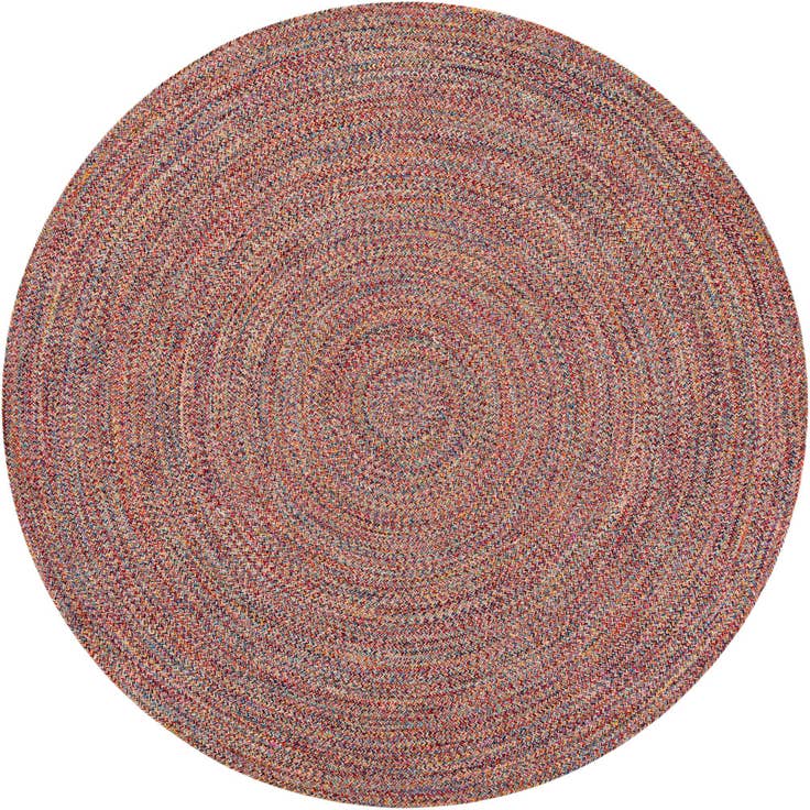 Detail image of 7' 10 x 7' 10 Easy-Clean Eco Verse Washable Indoor / Outdoor Round Rug