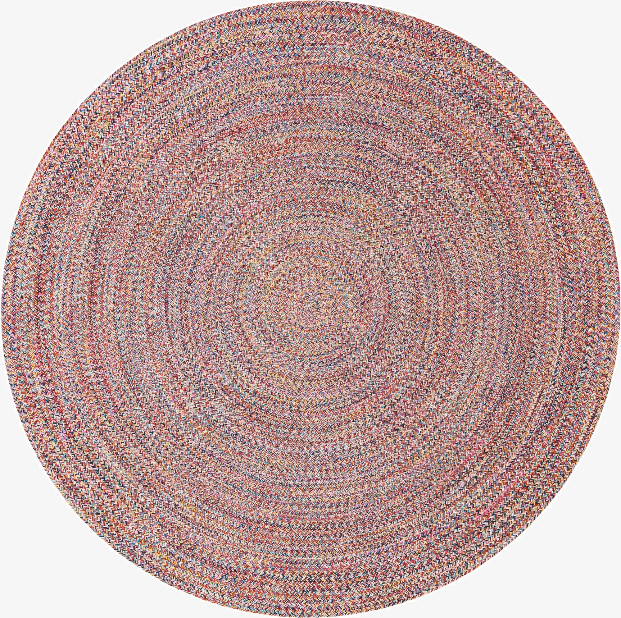 10' x 10' Easy-Clean Eco Verse Washable Indoor / Outdoor Round Rug