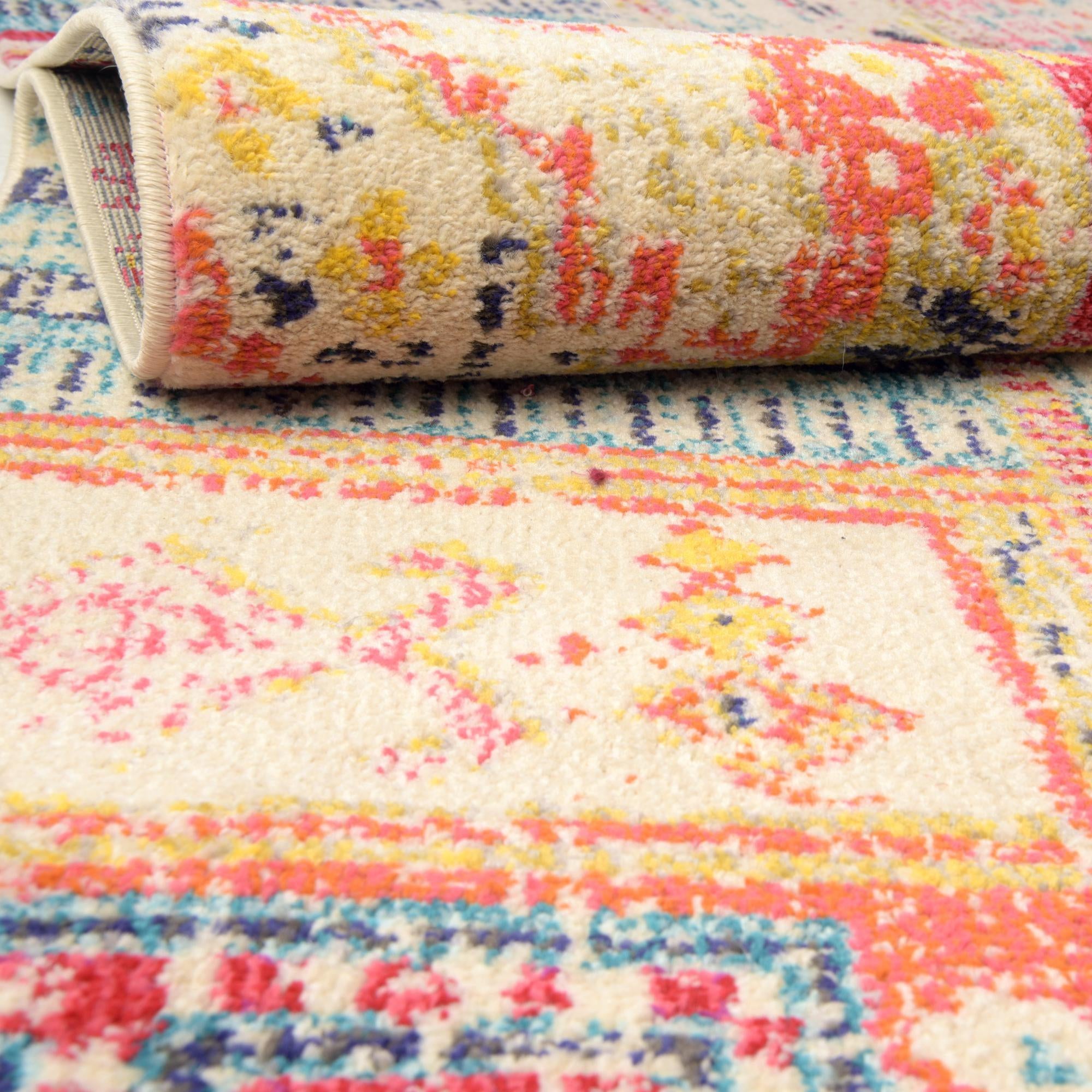 8' x 8' Washable El Paso Round Rug