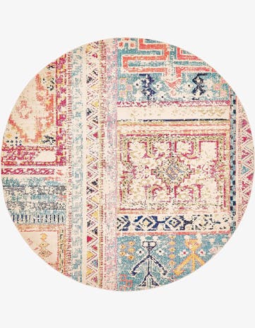 Washable El Paso Round Rug