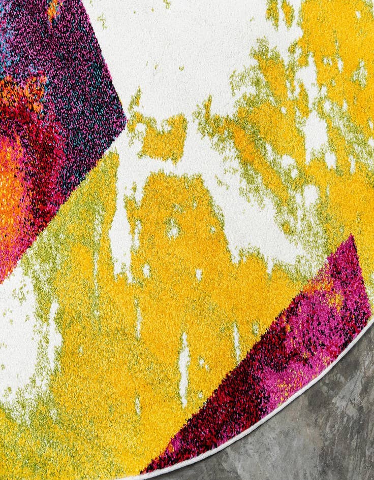 Detail image of 6' x 6' Florence Round Rug