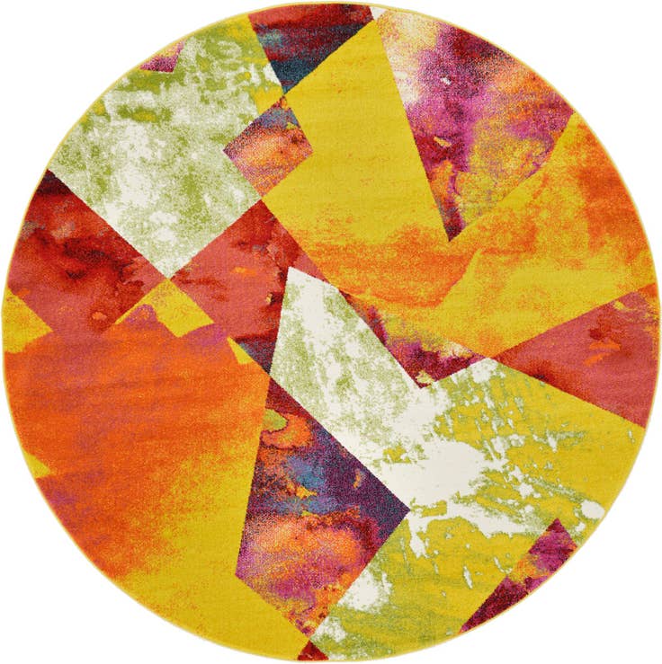Detail image of 6' x 6' Florence Round Rug