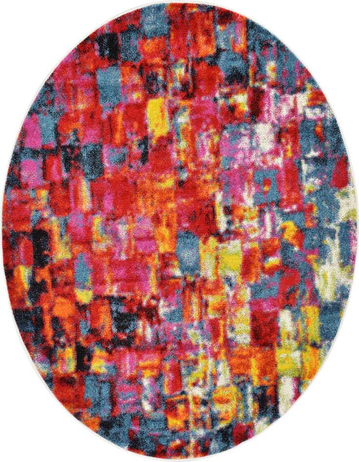 Detail image of 6' x 6' Florence Round Rug
