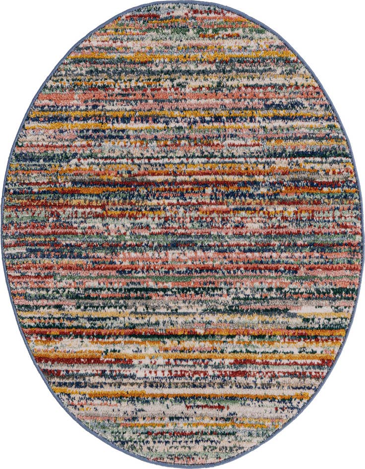 Detail image of 3' 3 x 3' 3 Gemstone Round Rug