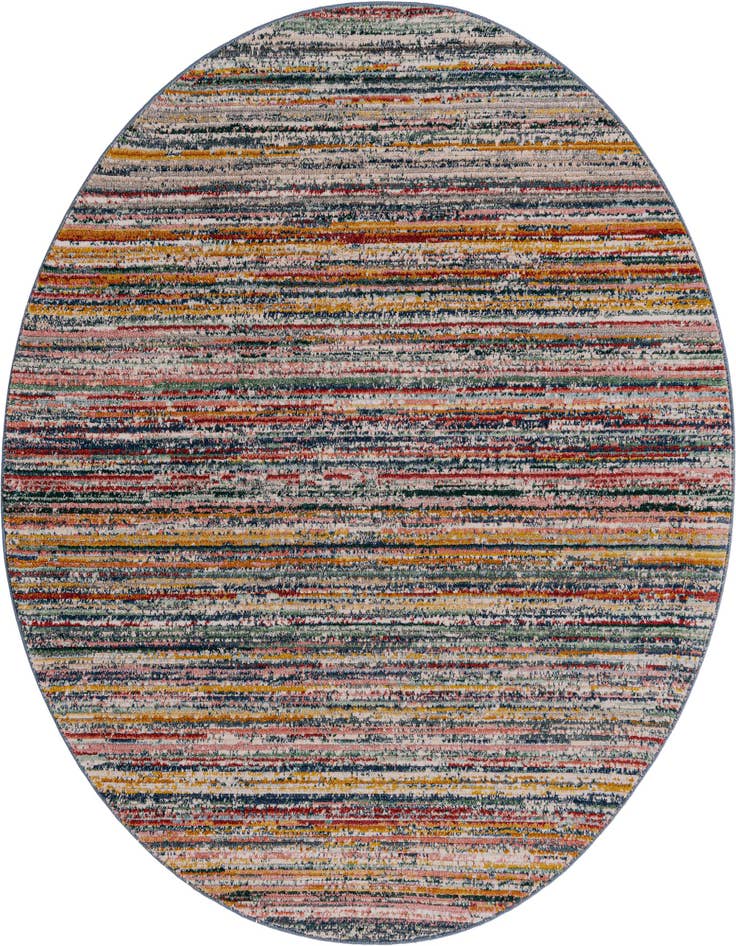 Detail image of 7' 3 x 7' 3 Gemstone Round Rug