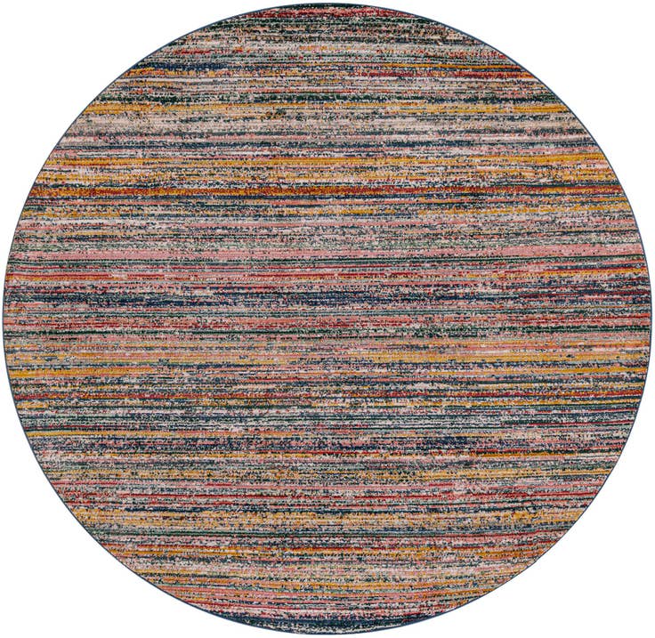 Detail image of 7' 10 x 7' 10 Gemstone Round Rug