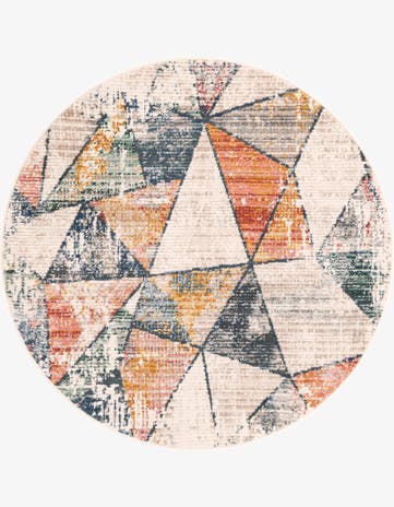 5' 3 x 5' 3 Gemstone Round Rug