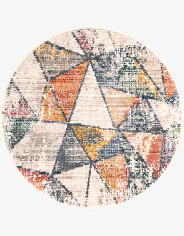 Gemstone Round Rug