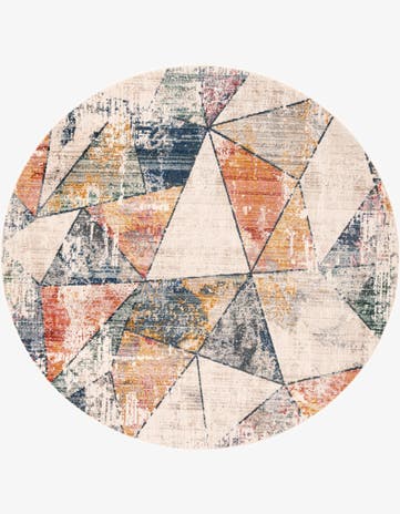 10' 2 x 10' 2 Gemstone Round Rug