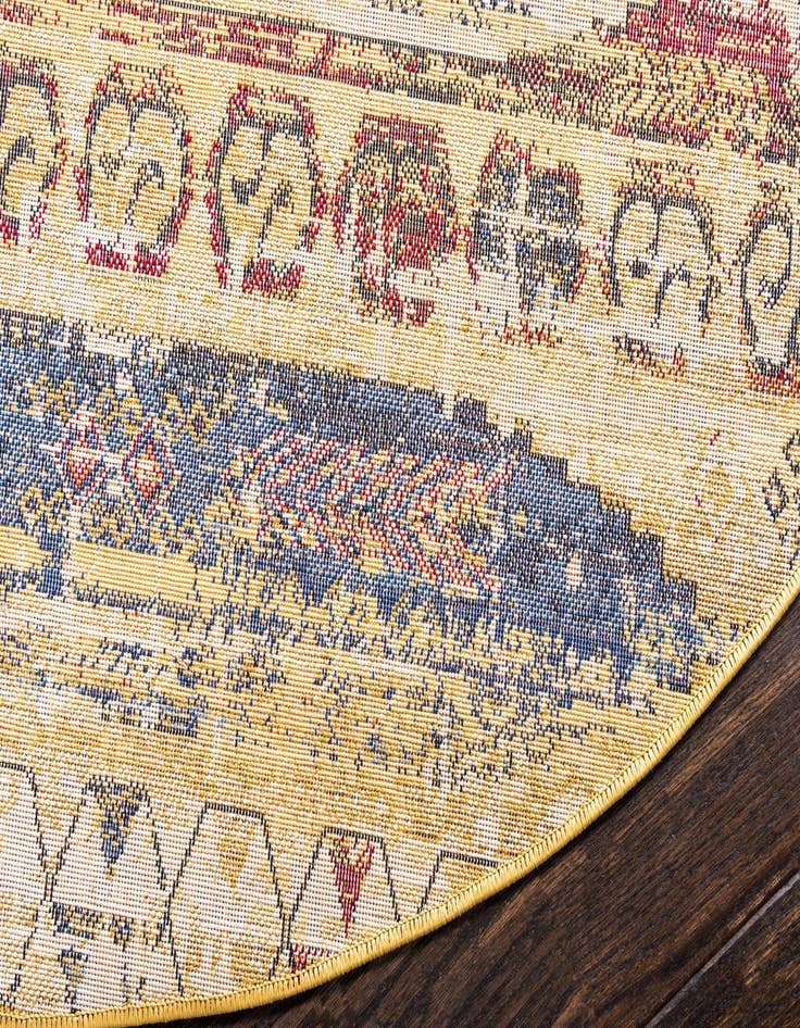 Detail image of 5' x 5' Georgetown Round Rug