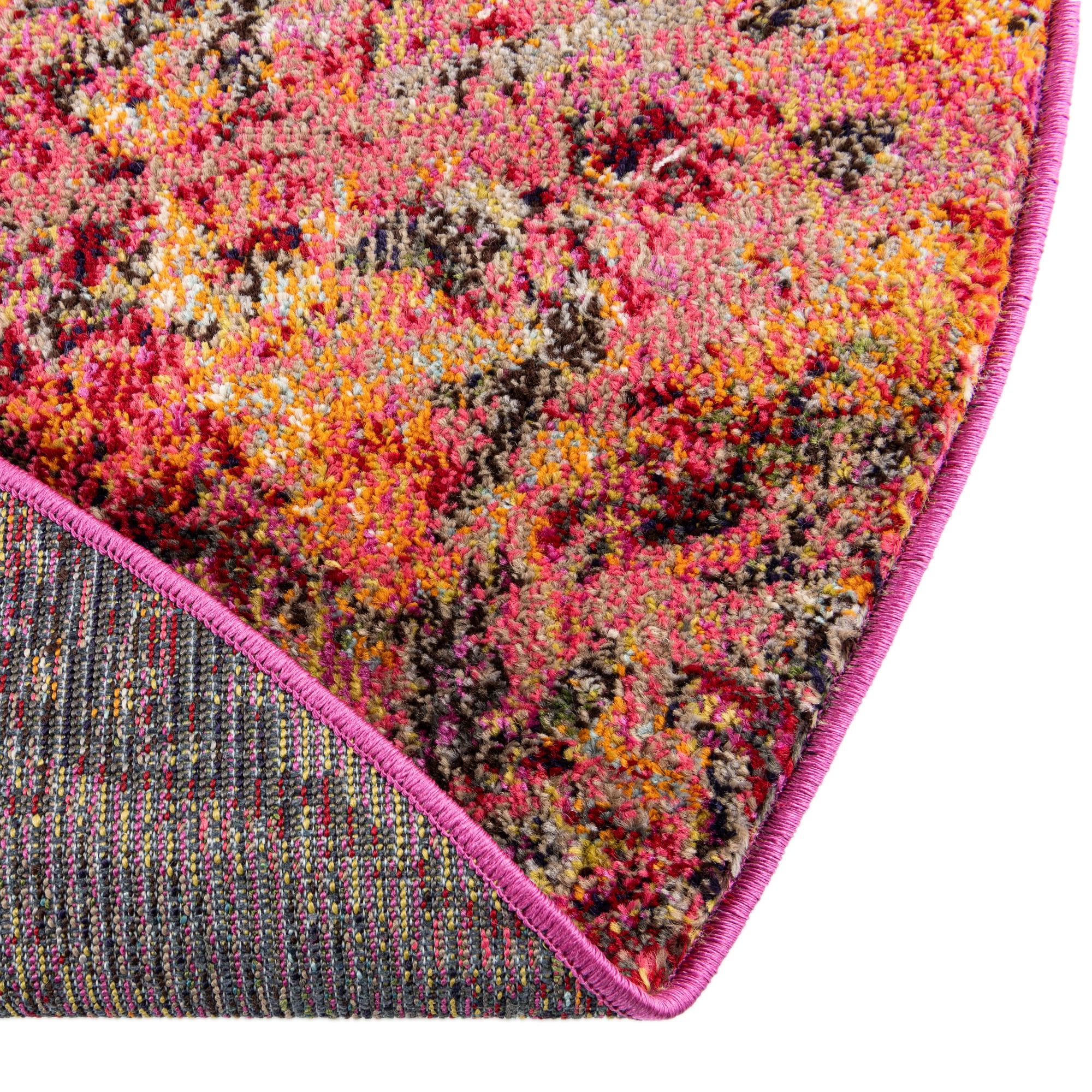 5' 3 x 5' 3 Washable Haerfest Round Rug
