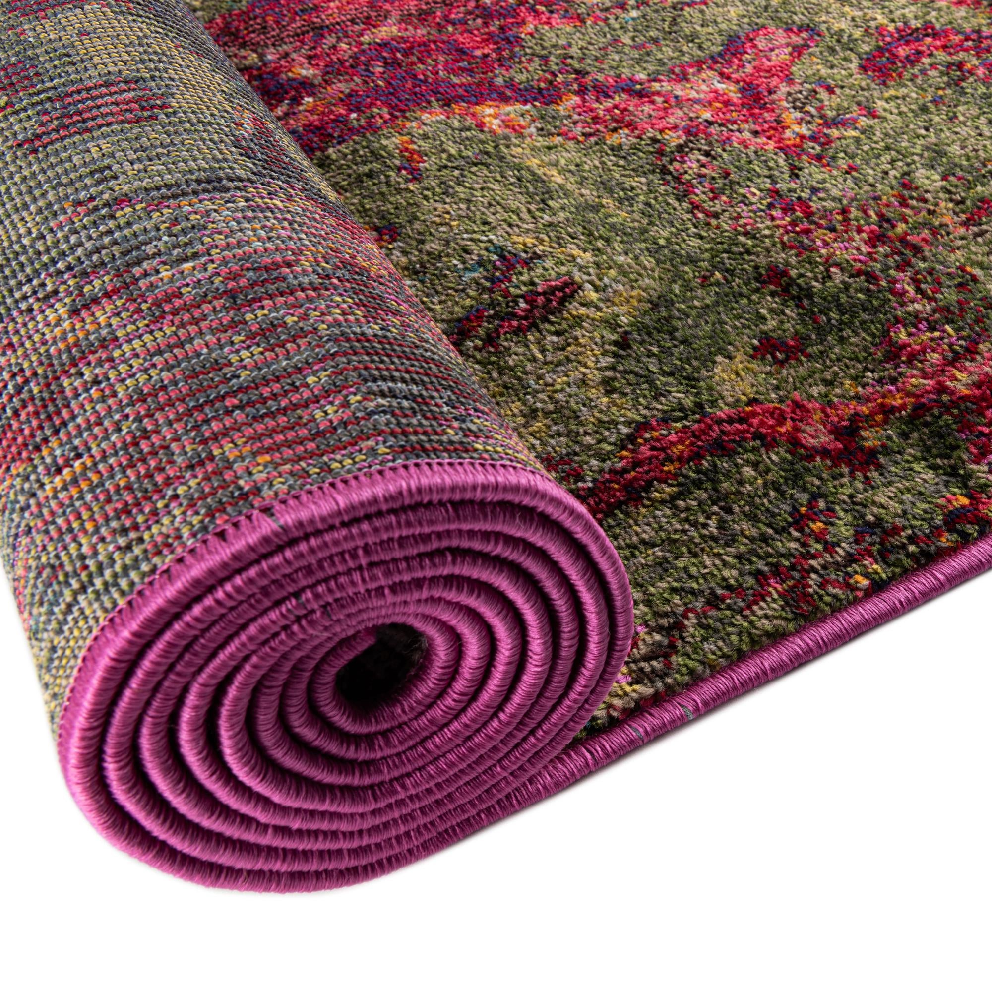 5' 3 x 5' 3 Washable Haerfest Round Rug