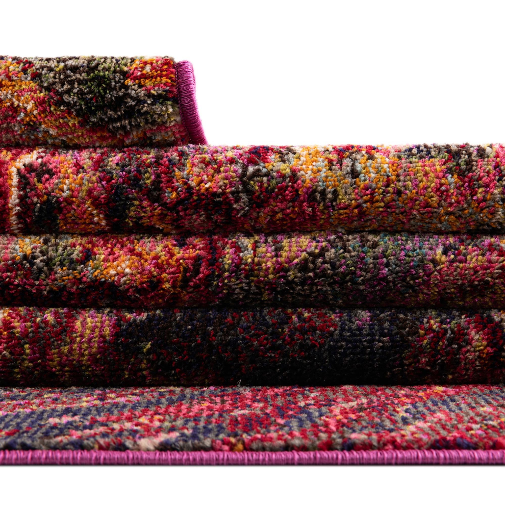 5' 3 x 5' 3 Washable Haerfest Round Rug