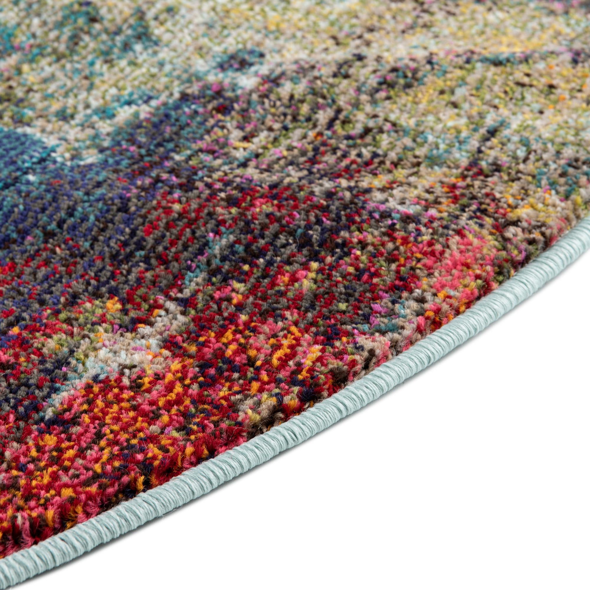 5' 3 x 5' 3 Washable Haerfest Round Rug