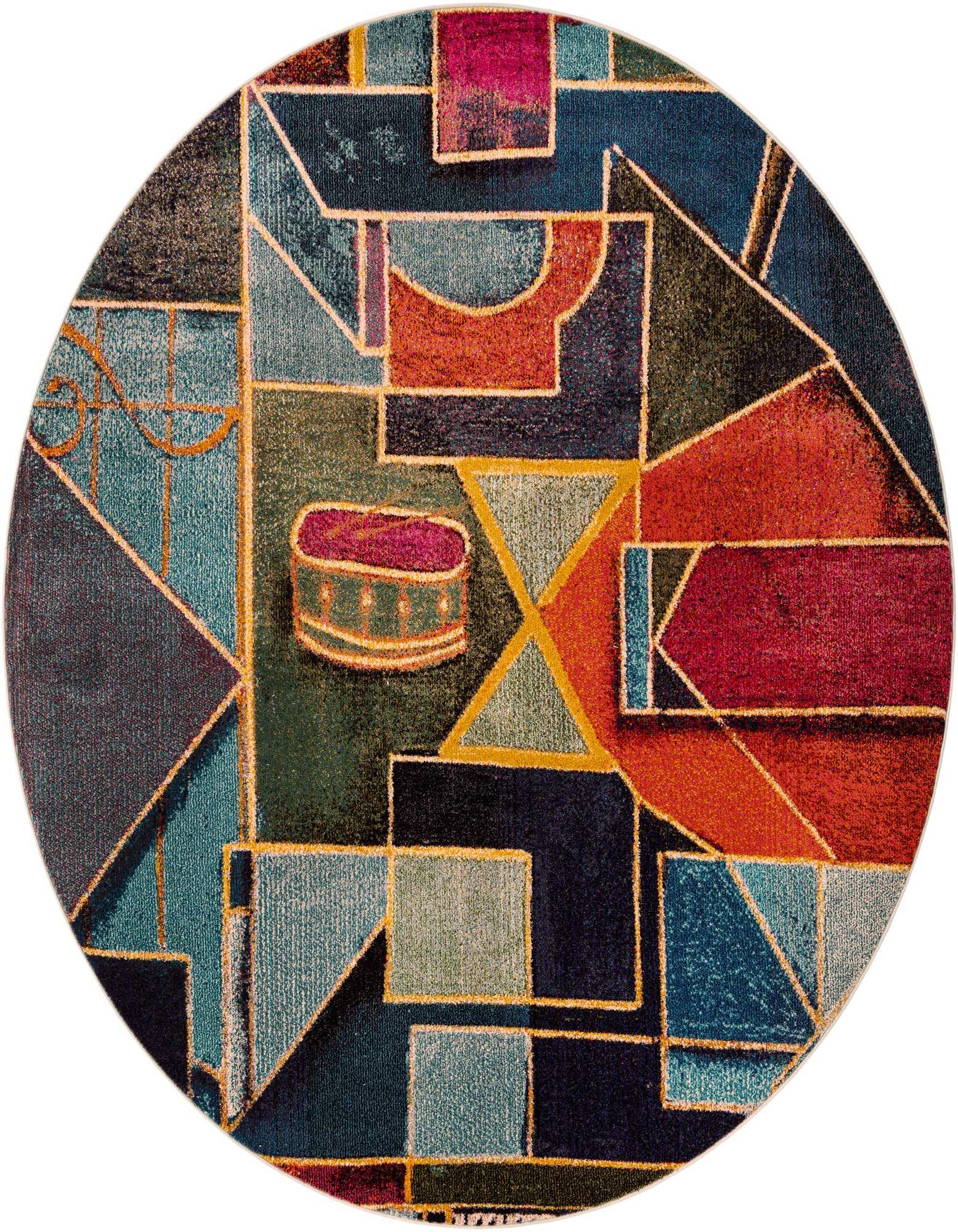 7' 10 x 7' 10 Washable Haerfest Round Rug
