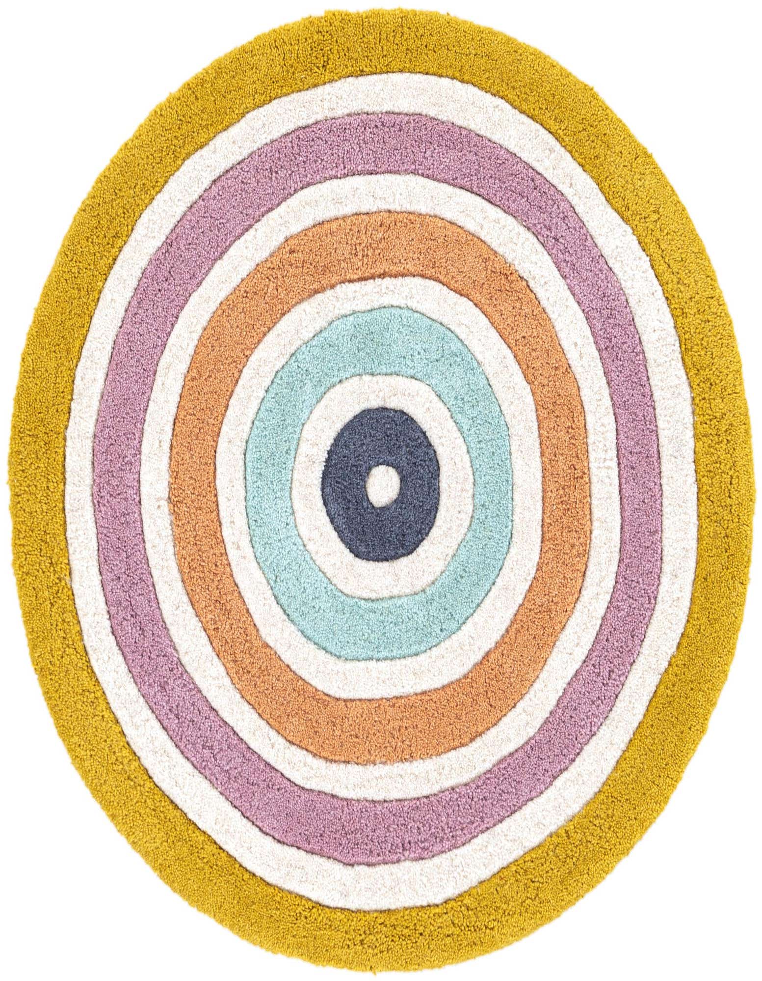 2' x 2' Hand Tufted Wool Round Rug
