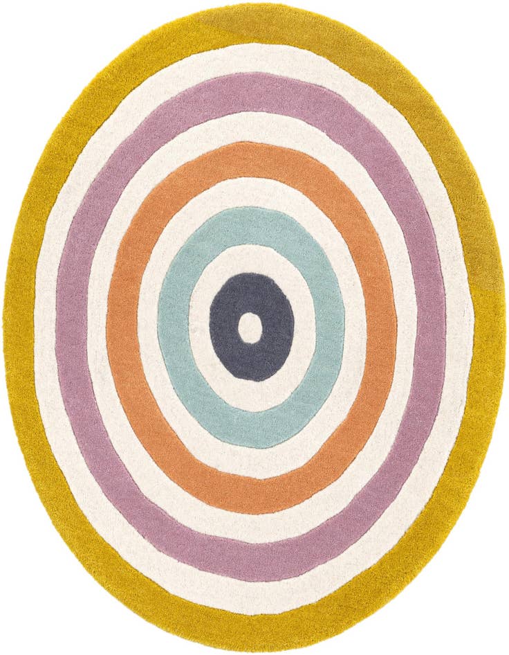 Detail image of 3' 1 x 3' 1 Hand Tufted Wool Round Rug