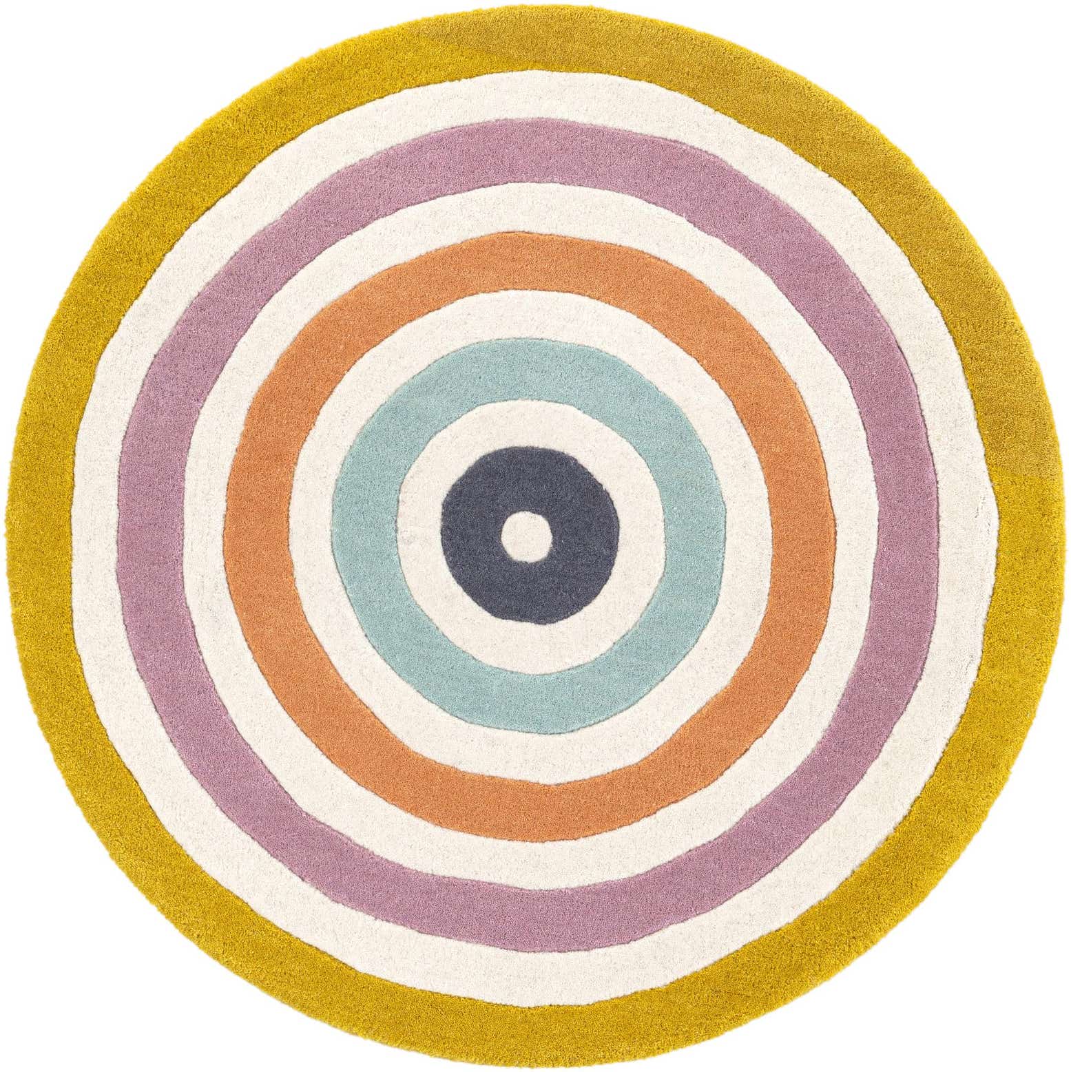3' 1 x 3' 1 Hand Tufted Wool Round Rug