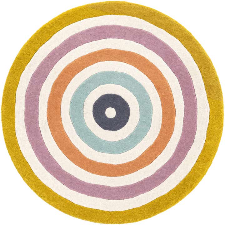 3' 1 x 3' 1 Hand Tufted Wool Round Rug