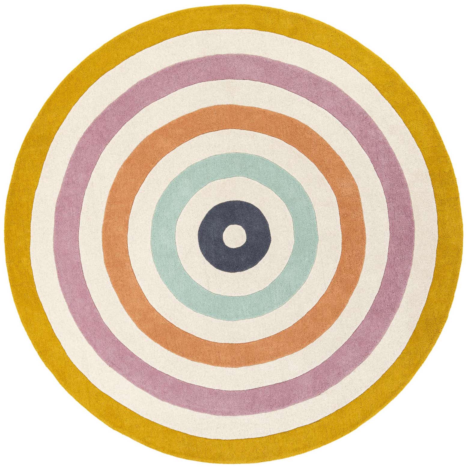 7' 10 x 7' 10 Hand Tufted Wool Round Rug