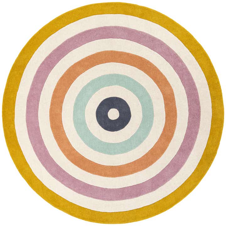 7' 10 x 7' 10 Hand Tufted Wool Round Rug