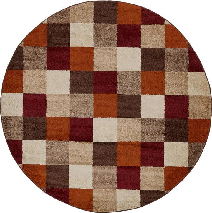 245cm x 245cm Harvest Rund Teppich
