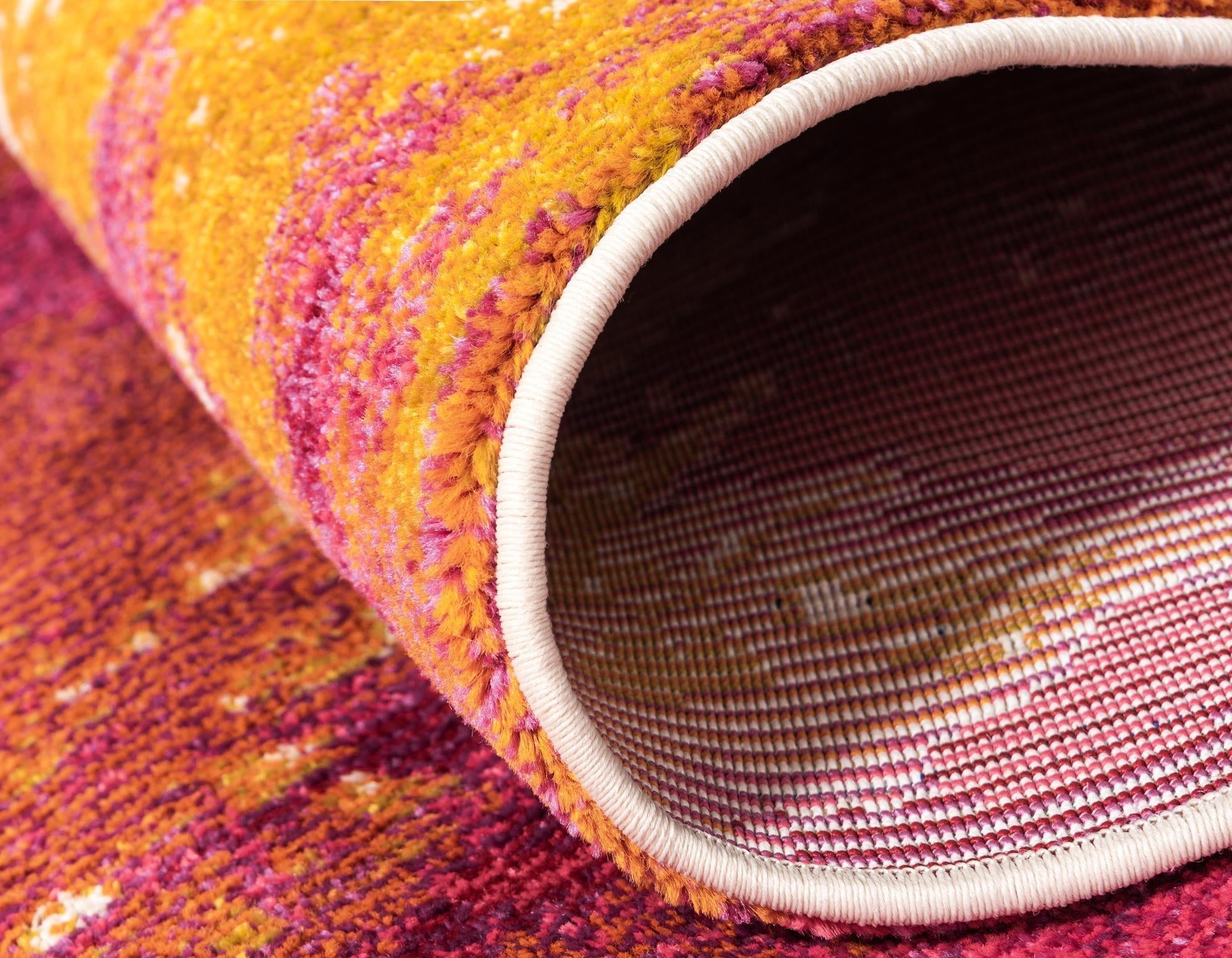 8' x 8' Washable Hyacinth Round Rug