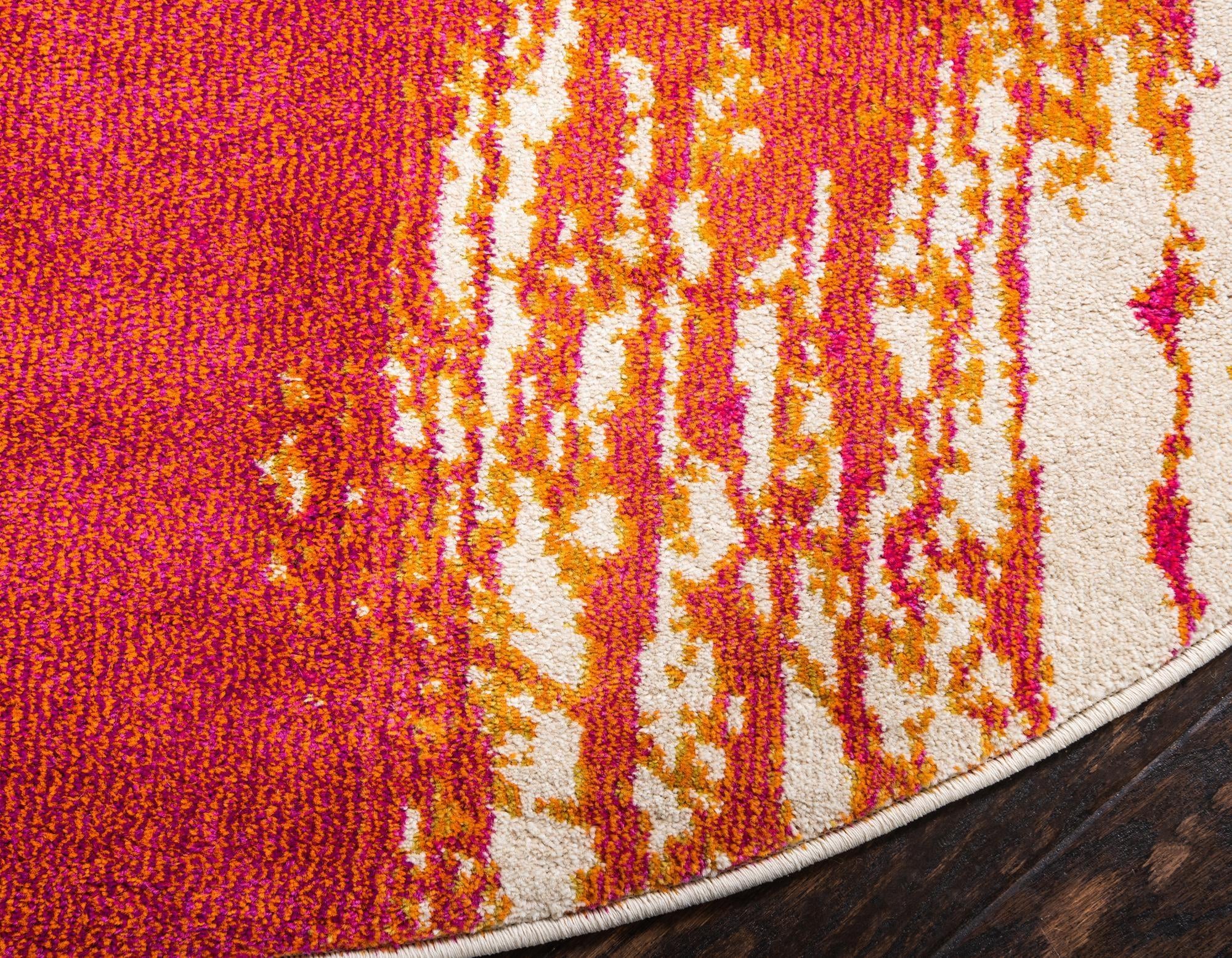 8' x 8' Washable Hyacinth Round Rug