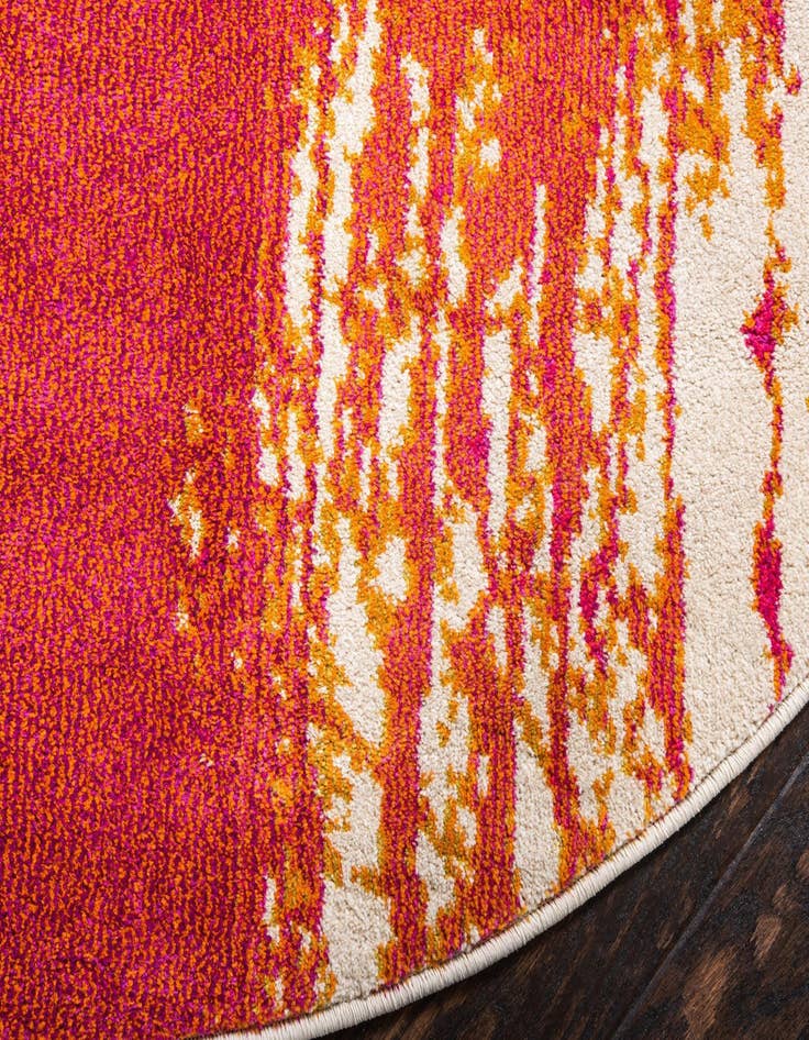 Detail image of 8' x 8' Washable Hyacinth Round Rug