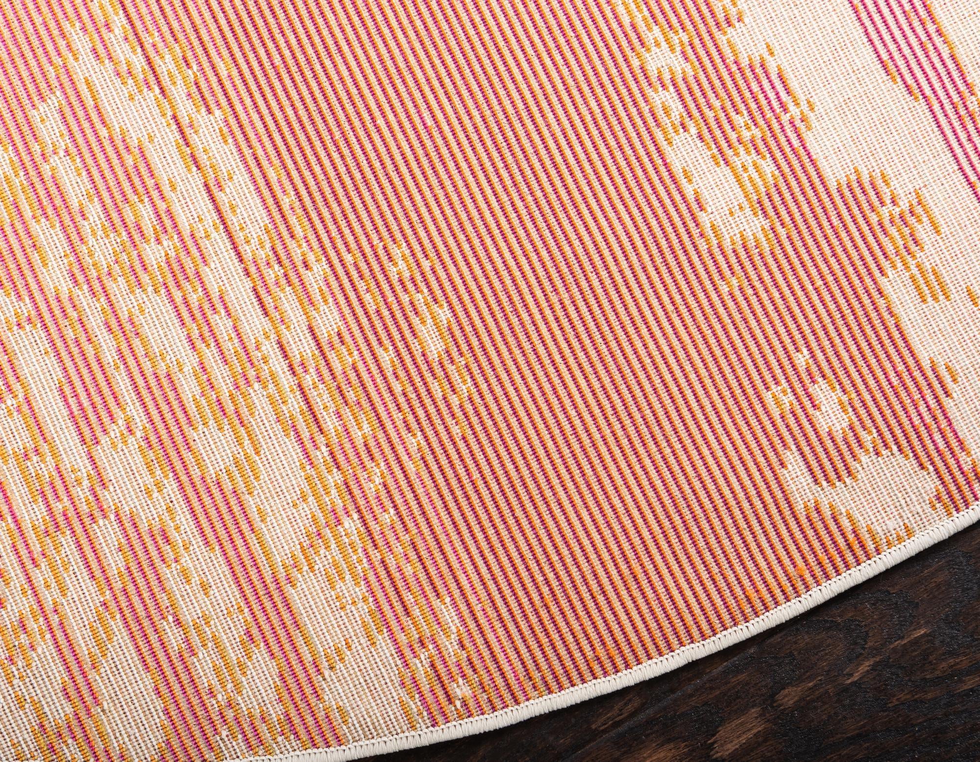 8' x 8' Washable Hyacinth Round Rug
