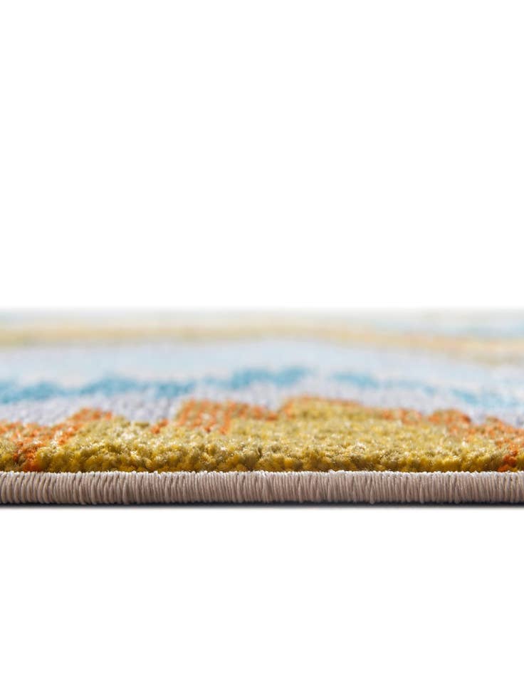 Detail image of 8' x 8' Washable Hyacinth Round Rug