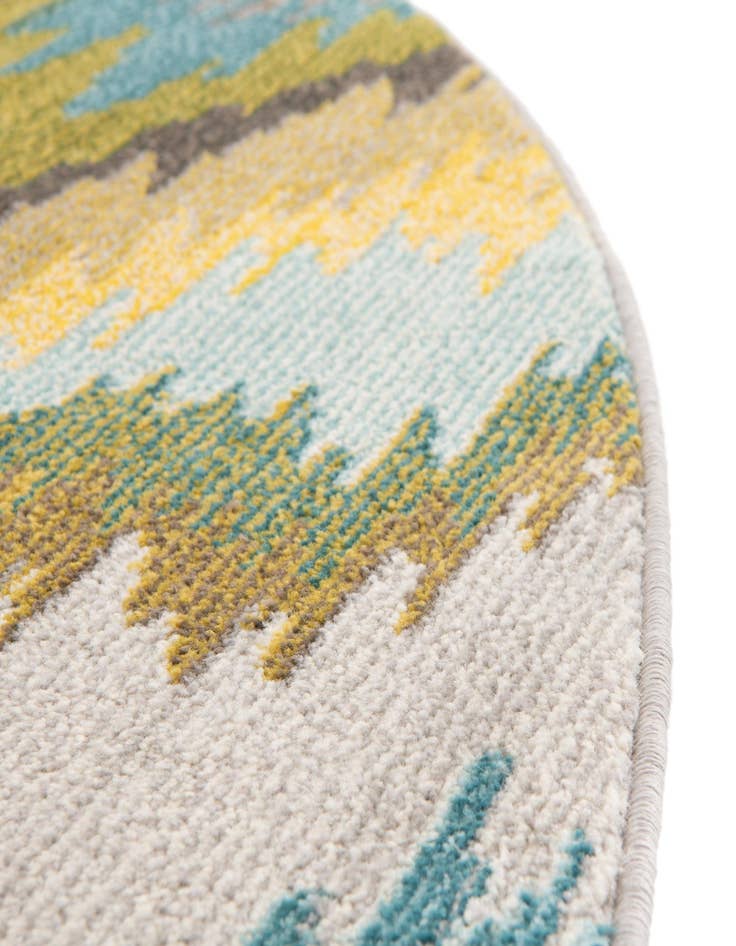 Detail image of 8' x 8' Washable Hyacinth Round Rug