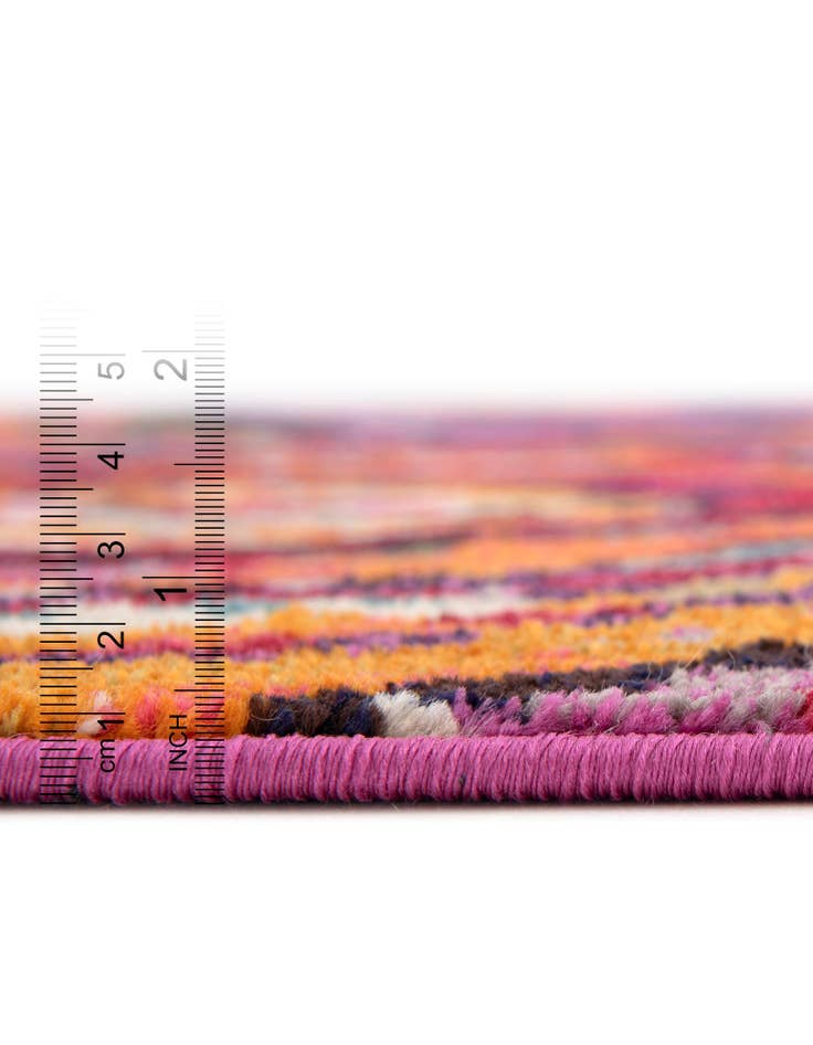 Detail image of 6' x 6' Washable Hyacinth Round Rug