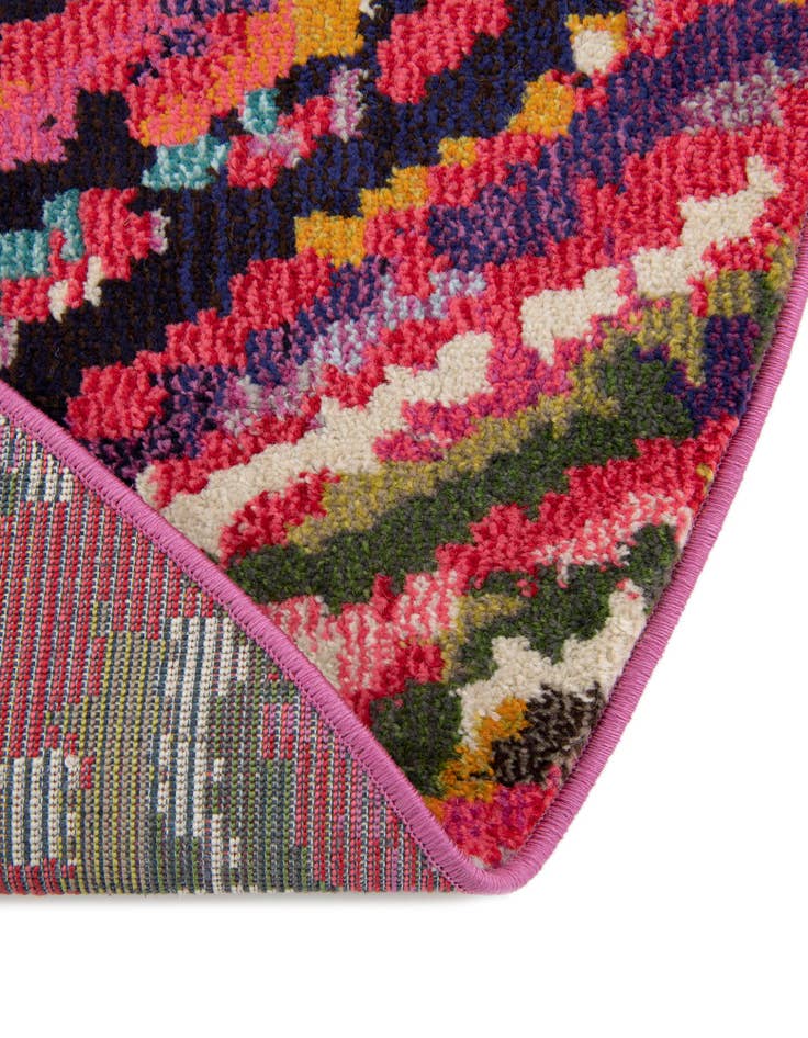 Detail image of 6' x 6' Washable Hyacinth Round Rug