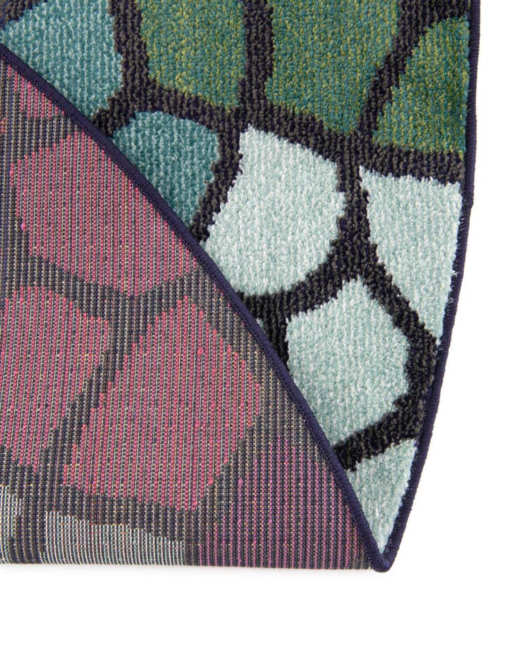 Detail image of 6' x 6' Washable Hyacinth Round Rug