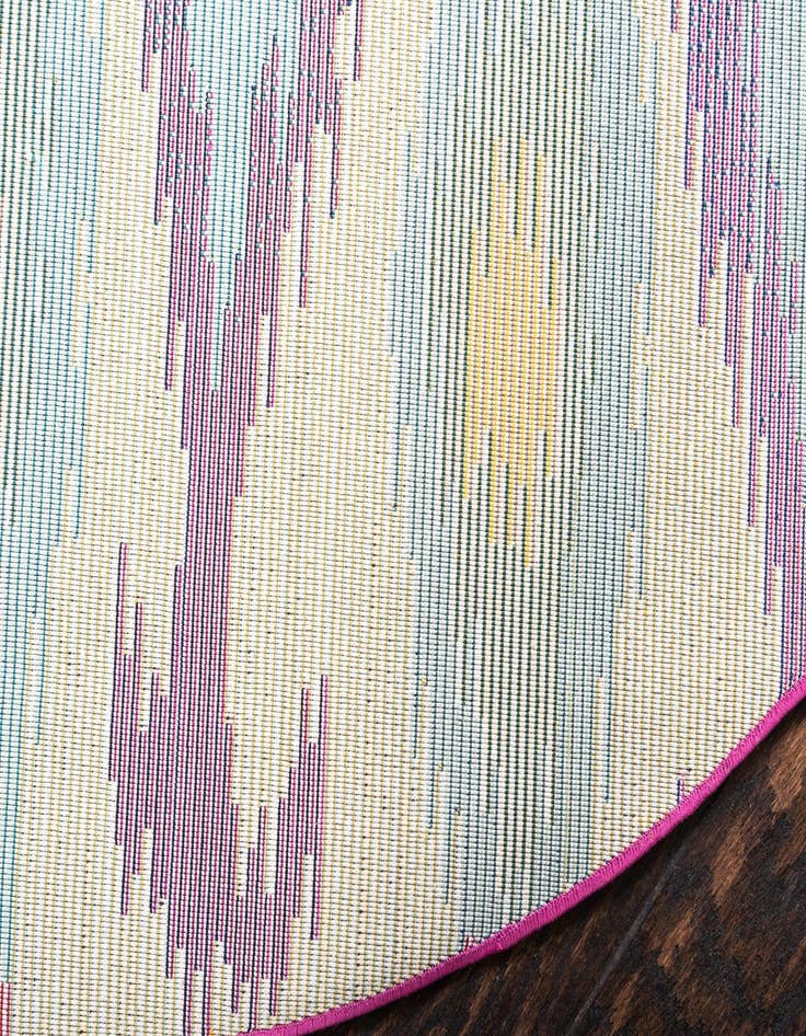 Detail image of 8' x 8' Washable Hyacinth Round Rug